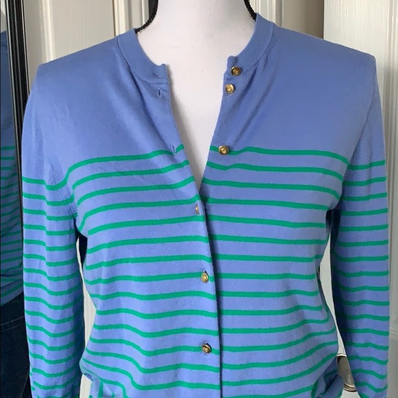 REDUCED!!! J.Crew striped Jackie cardigan - Picture 2 of 7